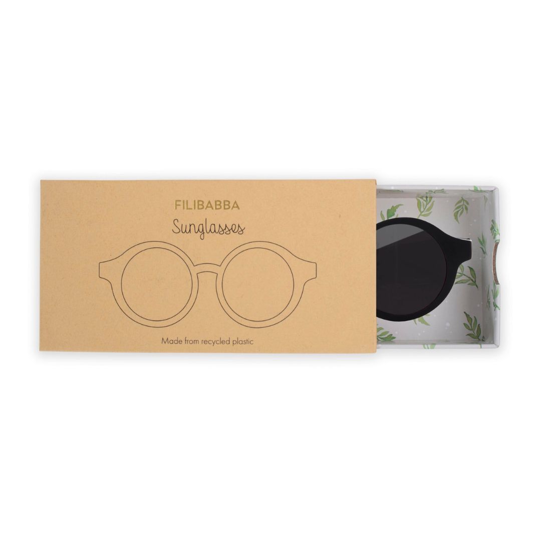 Filibabba Solglasögon för barn i återvunnen plast - Svart