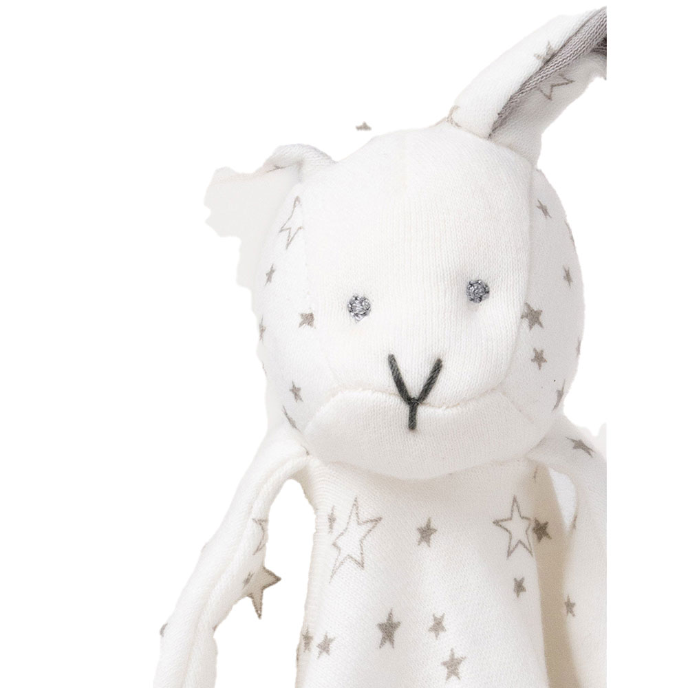 Teddykompaniet Diinglisar Organic Stars Snuttefilt kanin