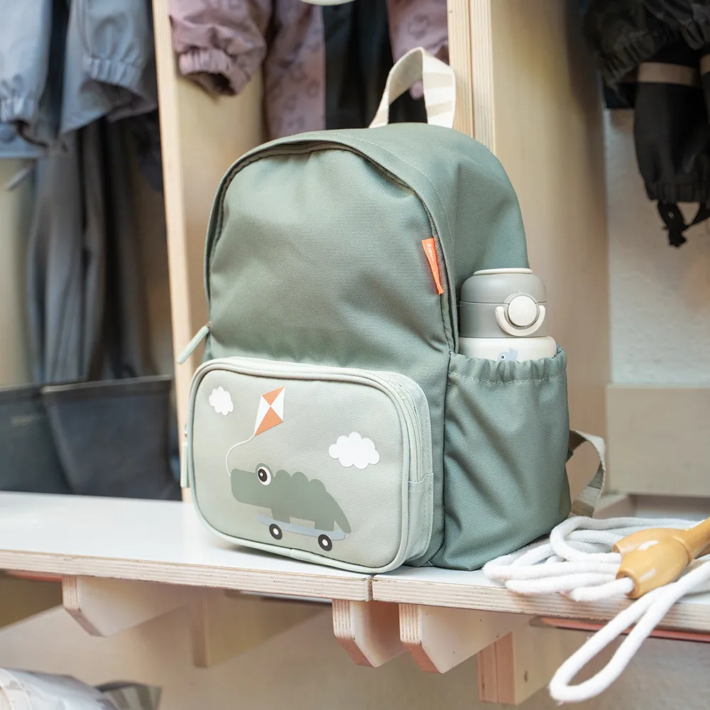 Done by Deer Kids ryggsäck Playground grön 7,5 L