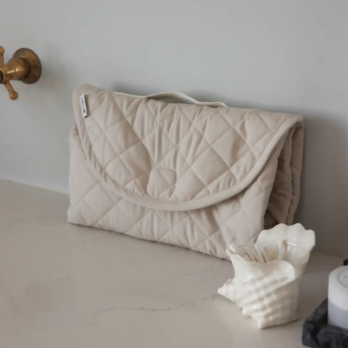 Sebra on-the-go Skötbädd morning beige