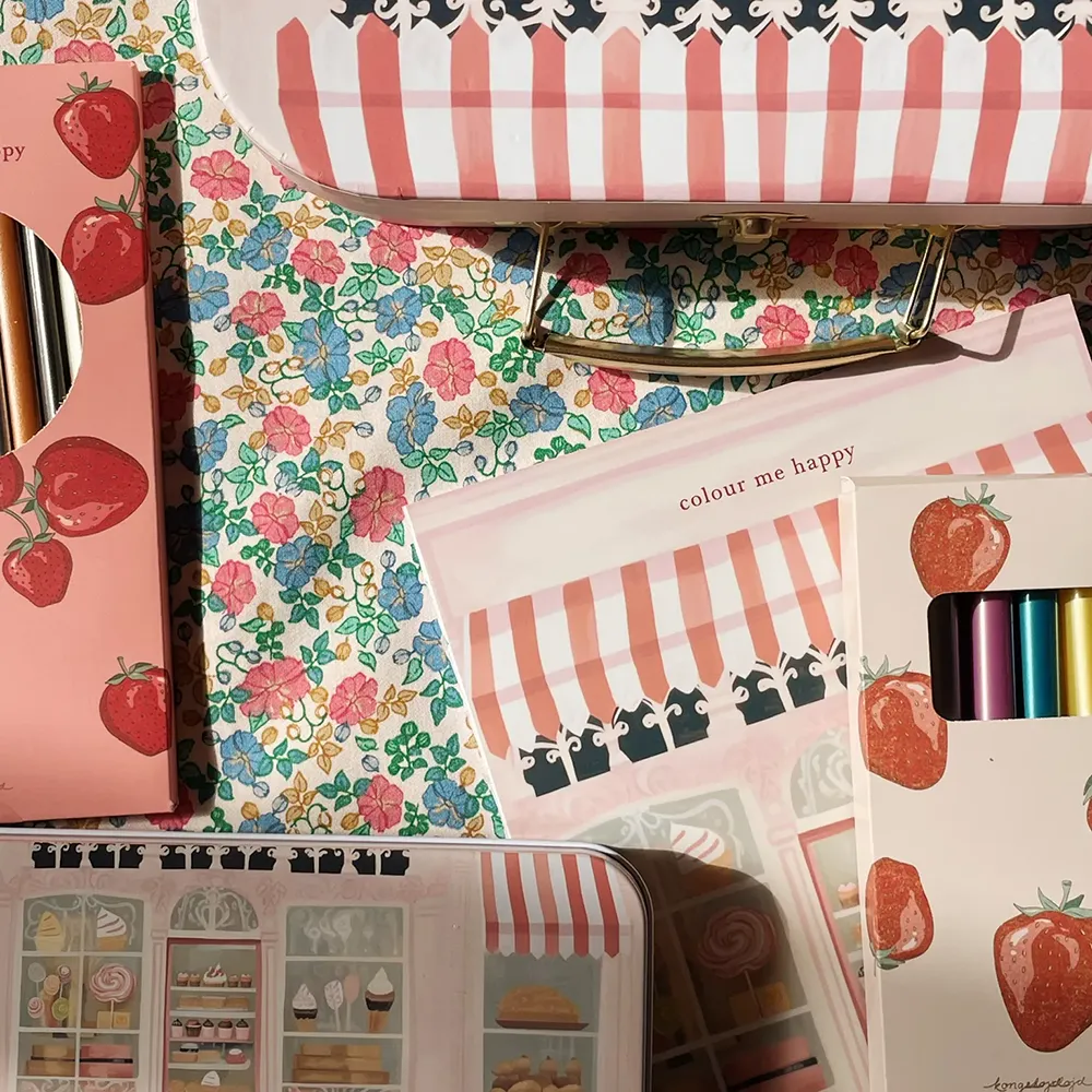 Konges Slöjd Little Artist Resväska konstset