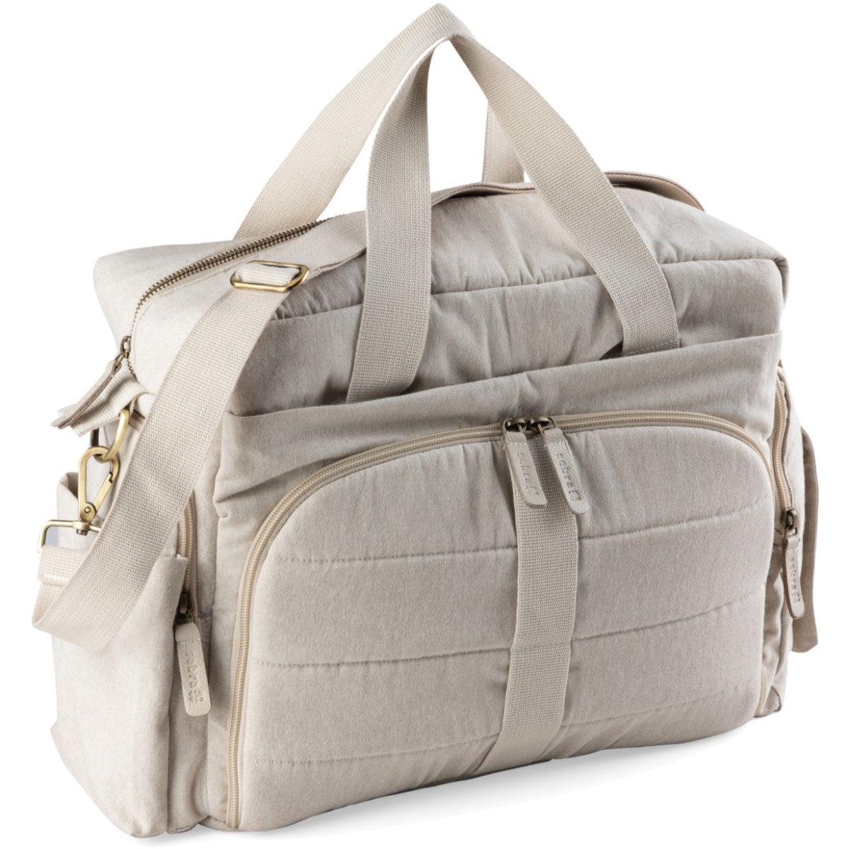 Sebra On-the-go skötväska morning beige melange