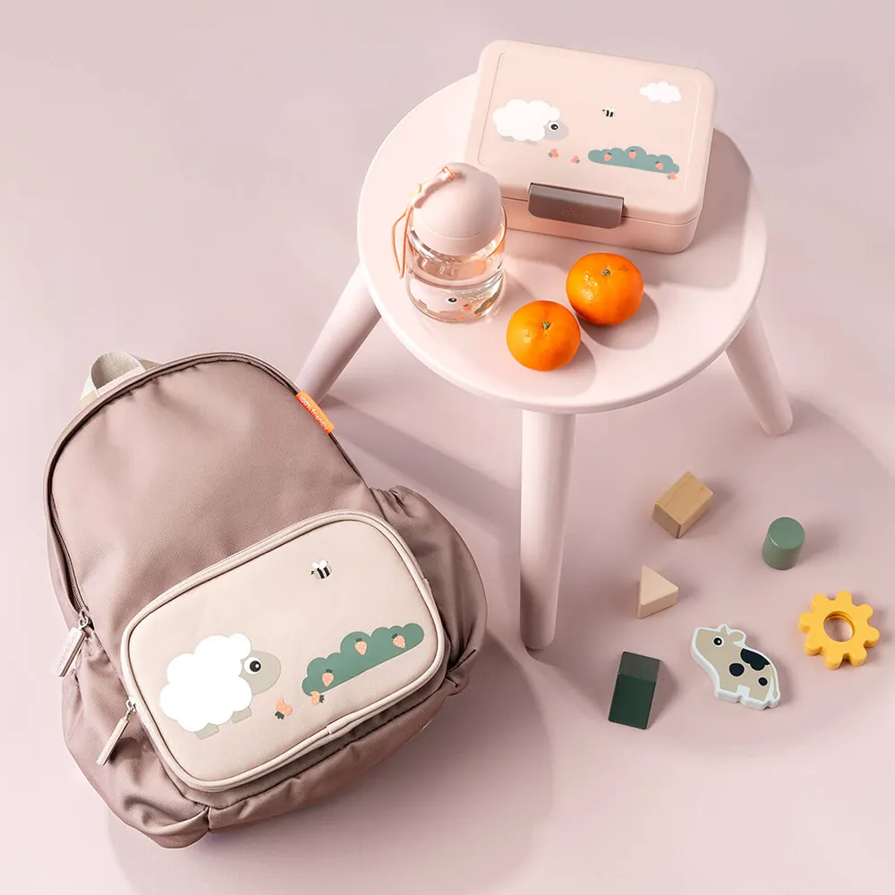 Done by Deer matlåda med avdelare Tiny Farm Powder