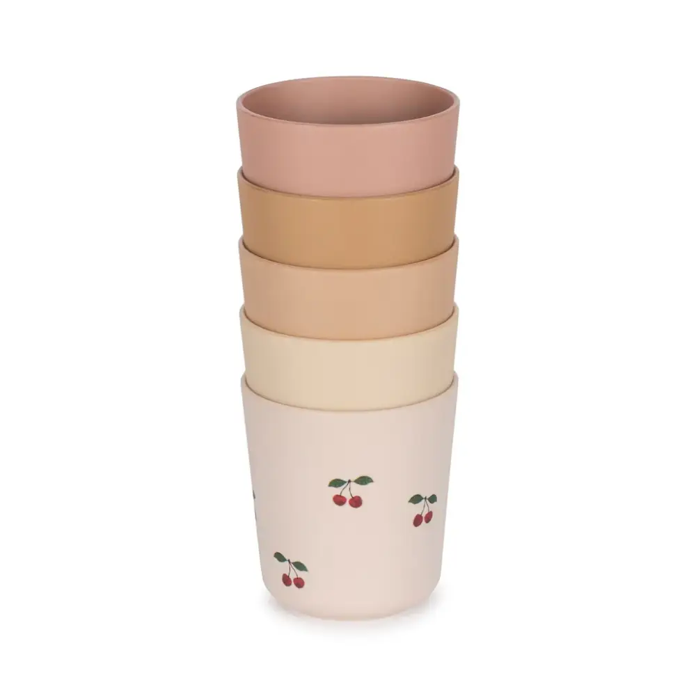 Konges Slöjd 5 Pack Cup Cherry Mix-One Size