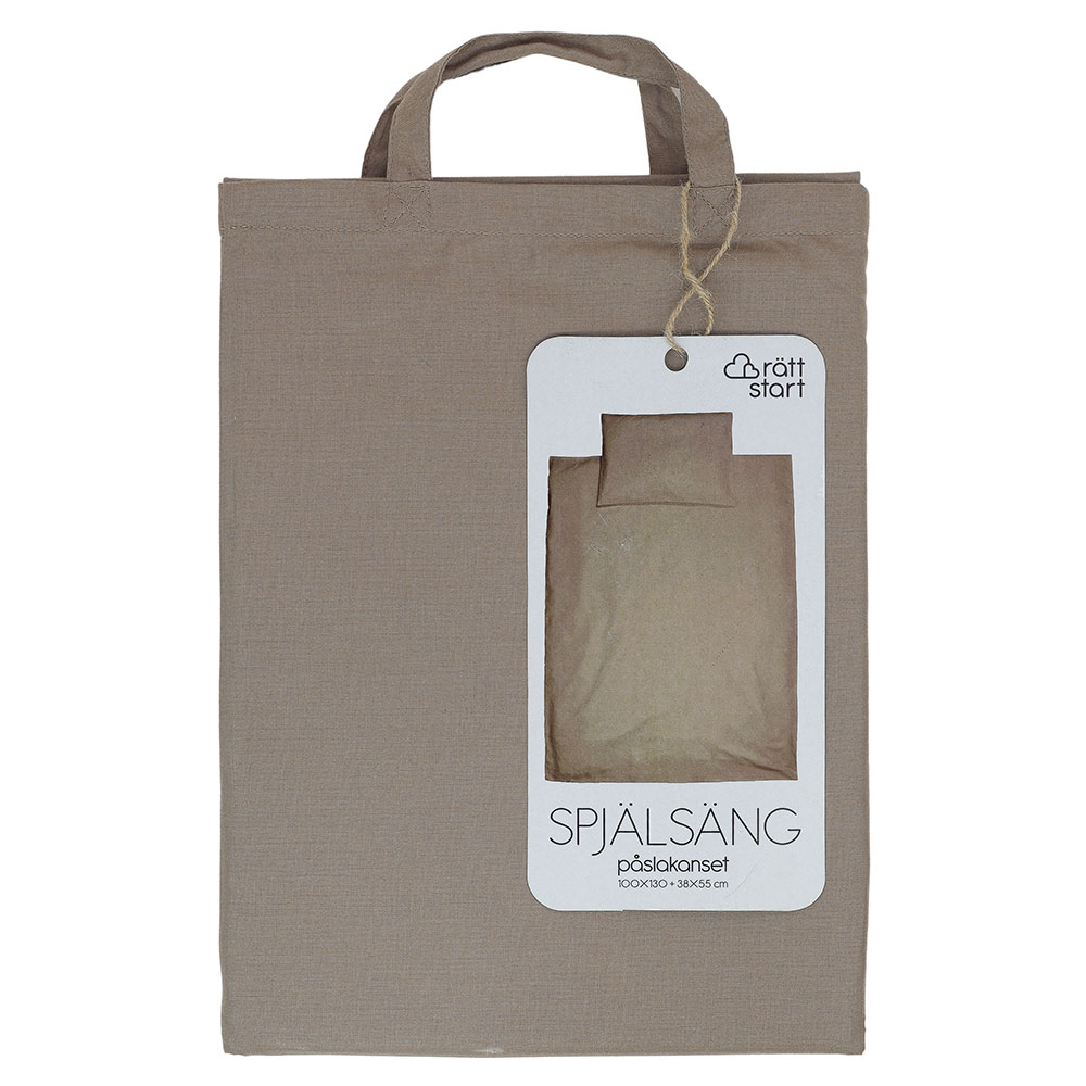 Rätt Start Påslakanset spjälsäng brun