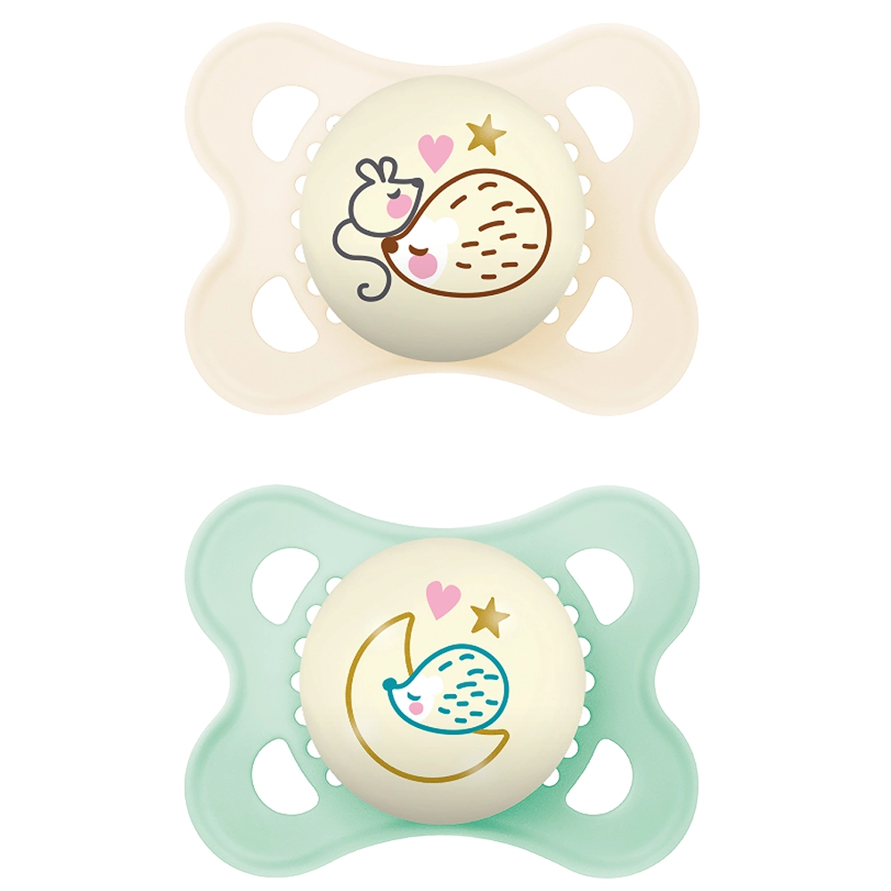 MAM Original Night 0-6 mån Silk Neutral 2p