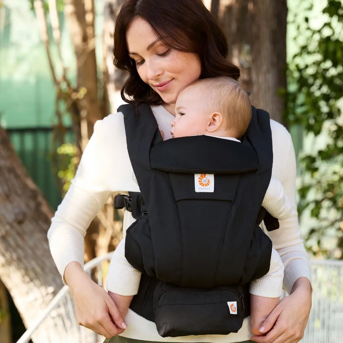 Ergobaby Omni Deluxe Cotton bärsele- Onyx Black