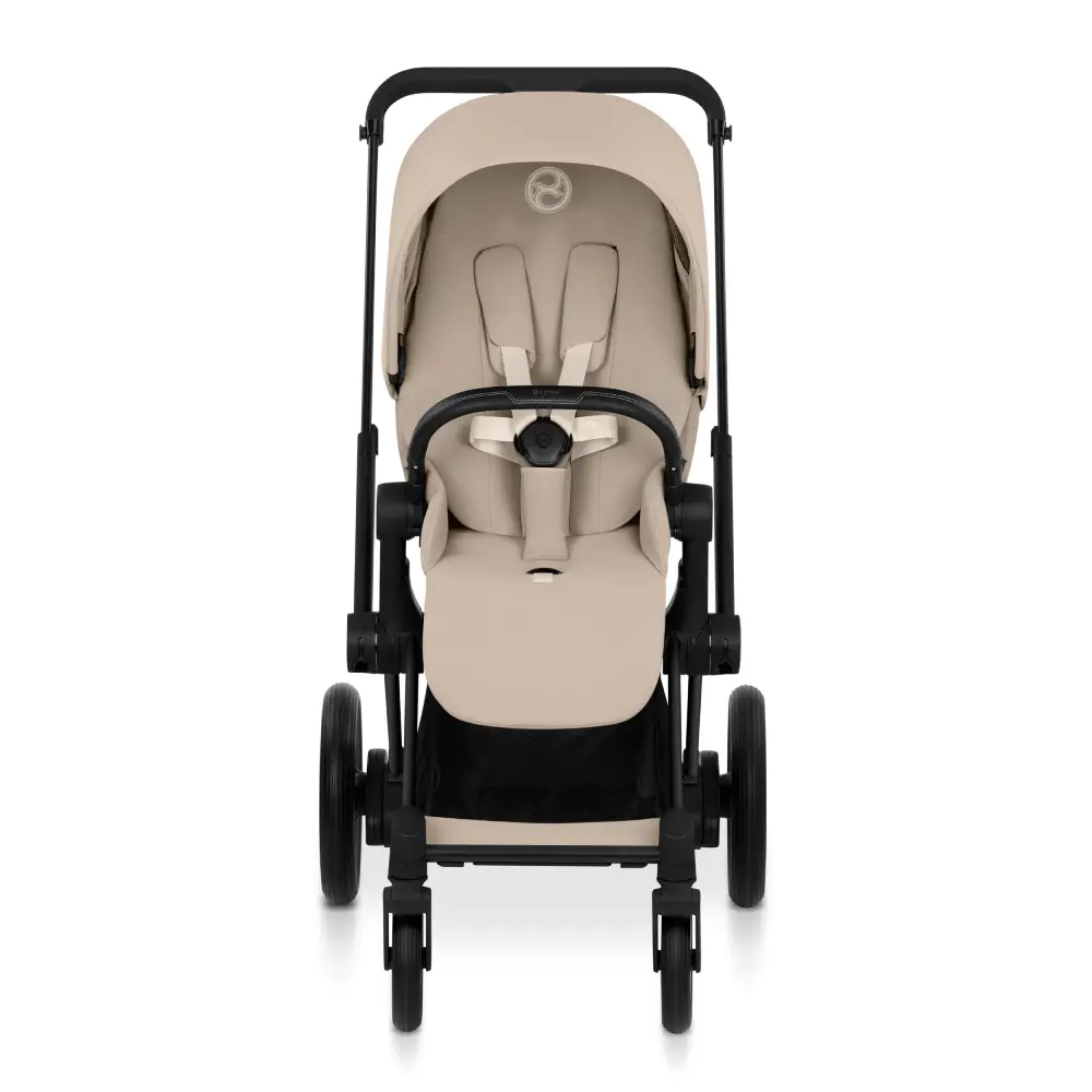 Cybex ePriam Barnvagn Matt Black/Cozy Beige
