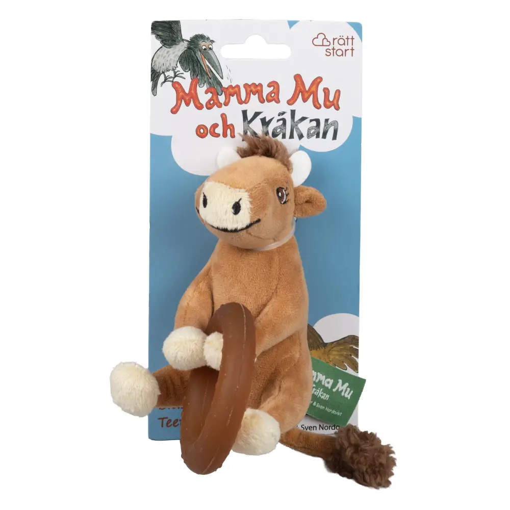 Rätt start Mamma Mu Bitleksak med naturgummiring
