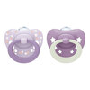 NUK napp first choice classic day & night purple 6-18 mån