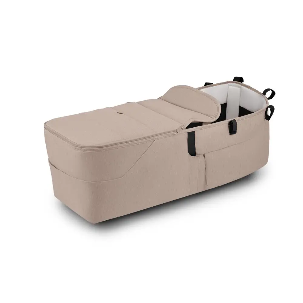 Bugaboo Donkey 6 tvilling liggdelsklädsel komplett Desert Taupe mélange