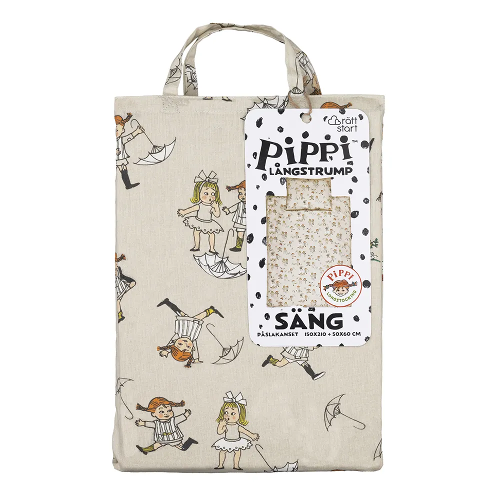 Rätt Start Pippi Långstrump Påslakanset junior