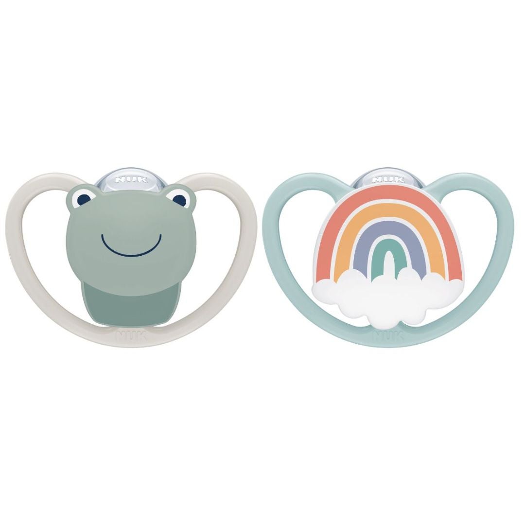 NUK napp 0-6m Space Frog