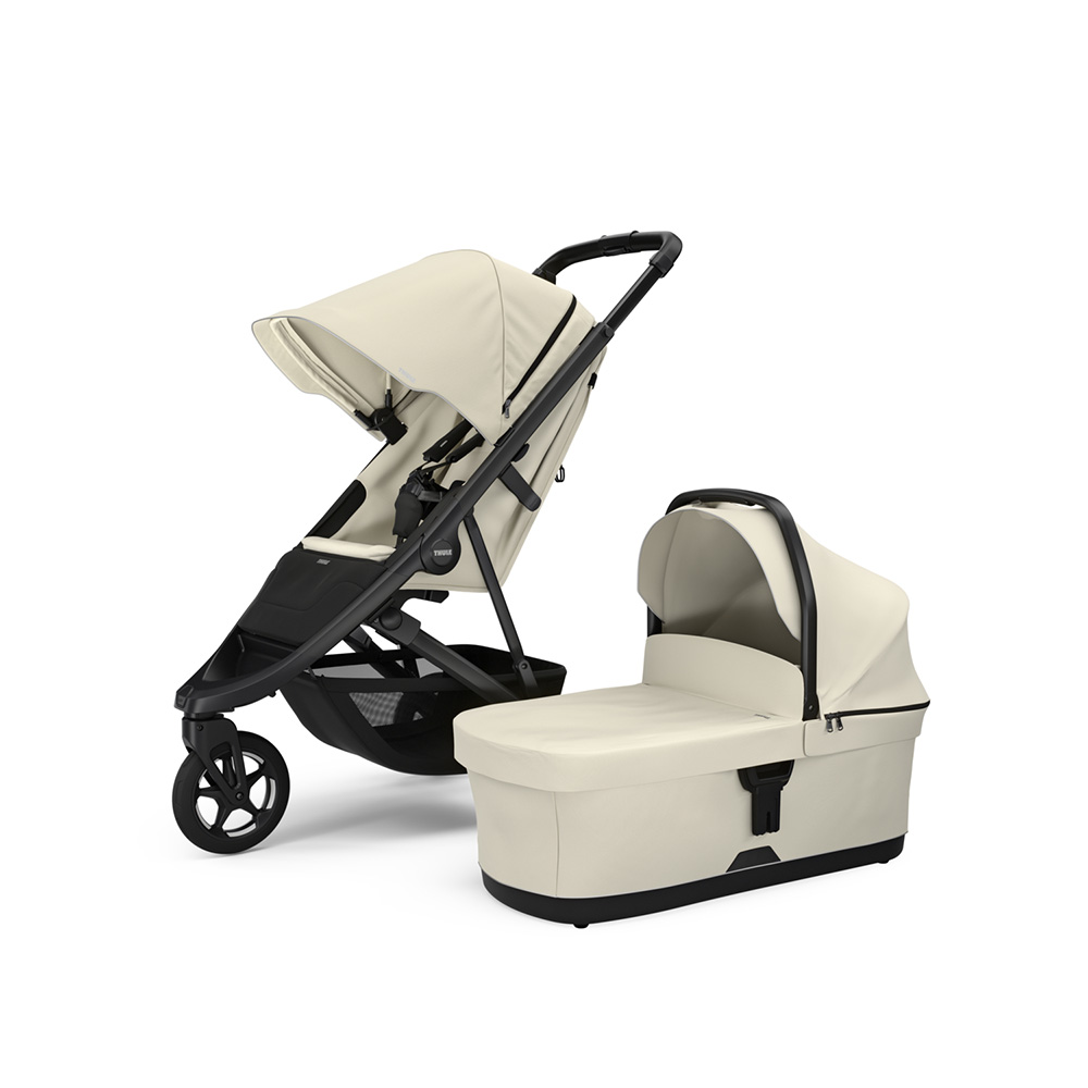 Thule Spring 2 Barnvagn Soft beige on Black