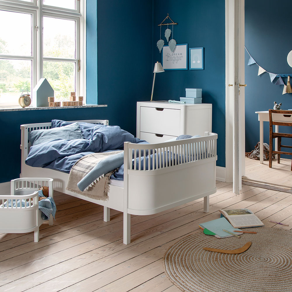 Sebra Junior & Grow Växasäng Vit