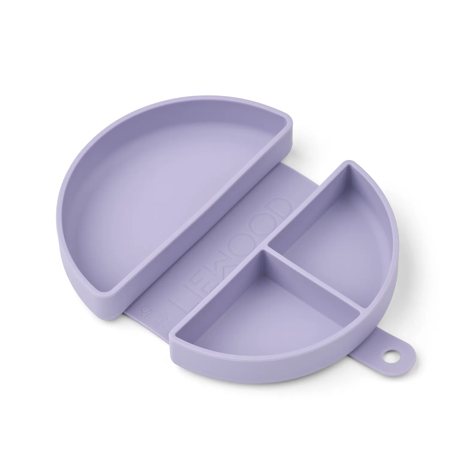 Liewood Eugene hopvikbar snackslåda Cat / Warm lilac