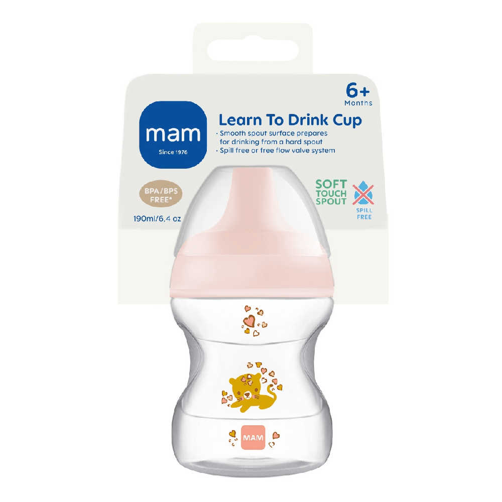 MAM Learn To Drink Cup 190ml 1p rosa