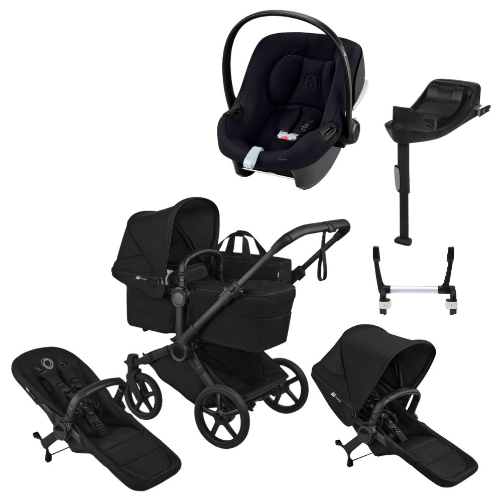 Bugaboo Donkey 6 Syskonvagn + Cybex Aton B2 I-Size Paket