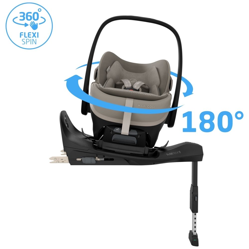 Maxi-Cosi Pebble Slide Pro Babyskydd Sapphire Sand
