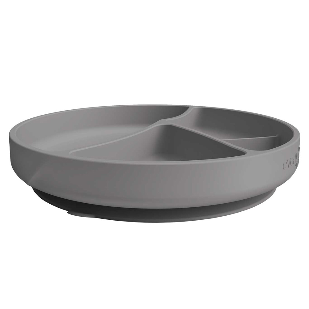 Everyday Baby Silikontallrik med sugkopp Quiet Grey