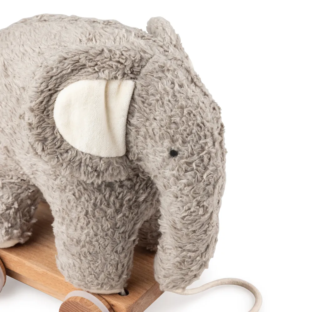 Sebra Dragleksak Elefant grå 