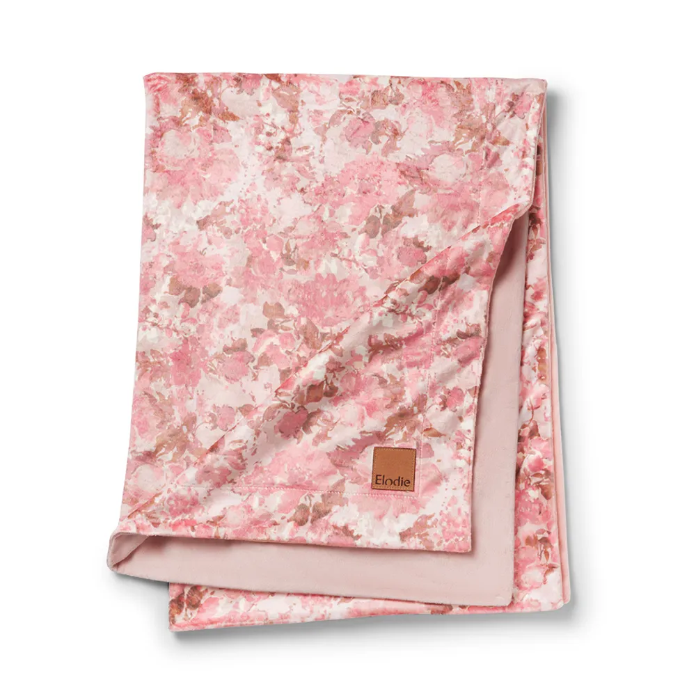 Elodie Details Pearl Velvet Blanket River Rose
