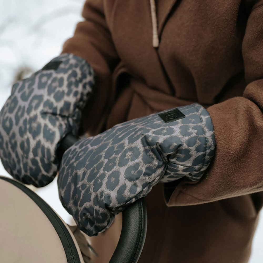 Elodie Details barnvagnshandskar stroller mittens Le leopard