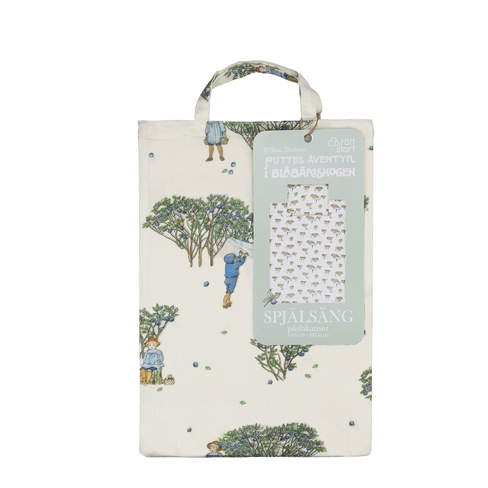 Rätt Start Putte i Blåbärsskogen Påslakanset spjälsäng