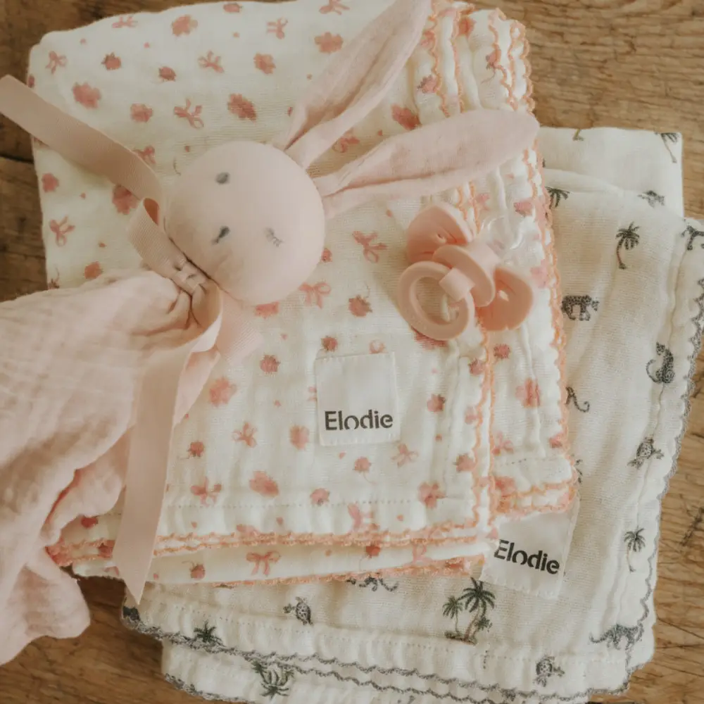 Elodie Binky Bow Napp Misty Pink One size