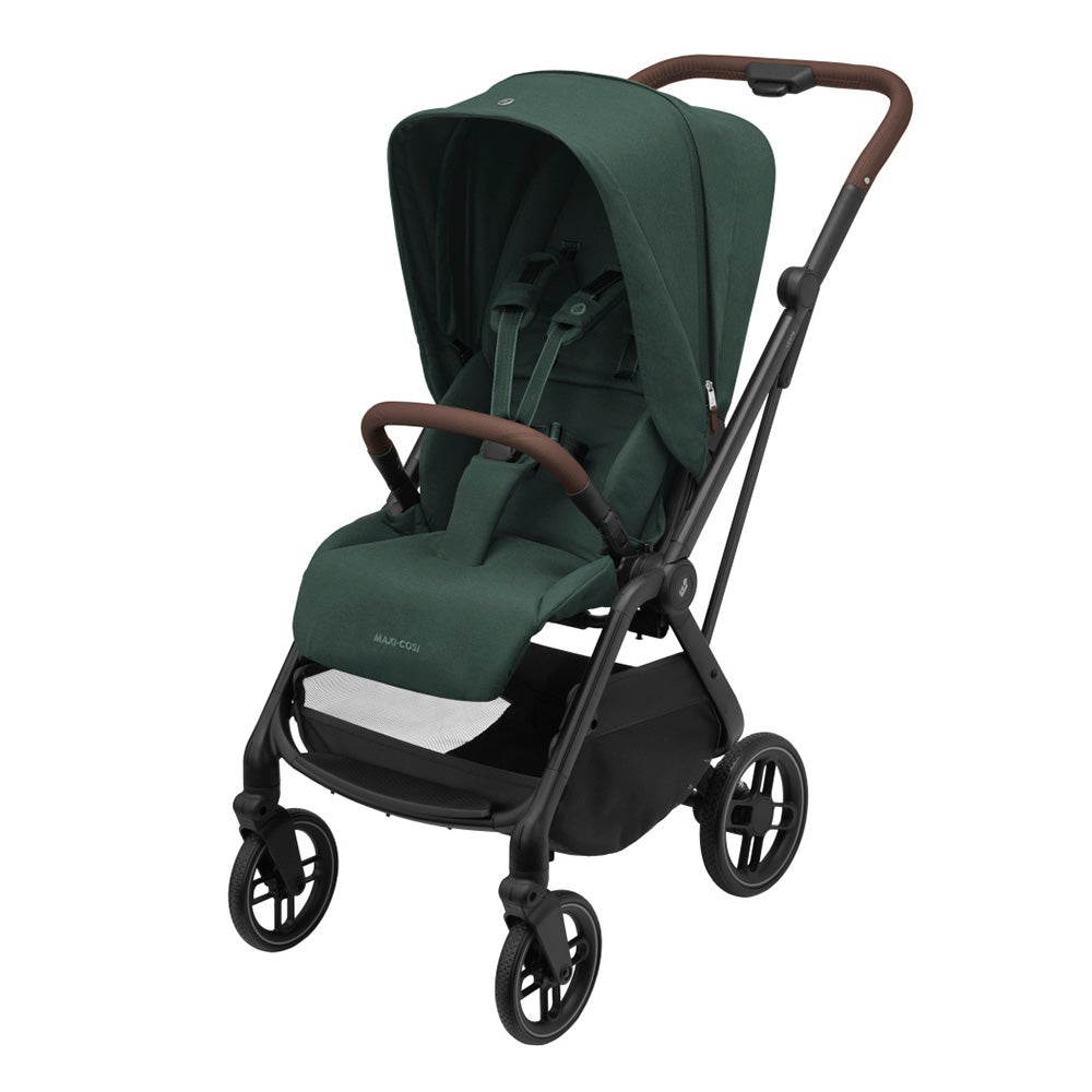 Maxi-Cosi Lena 2 twillic green (svart ram/brunt läder)