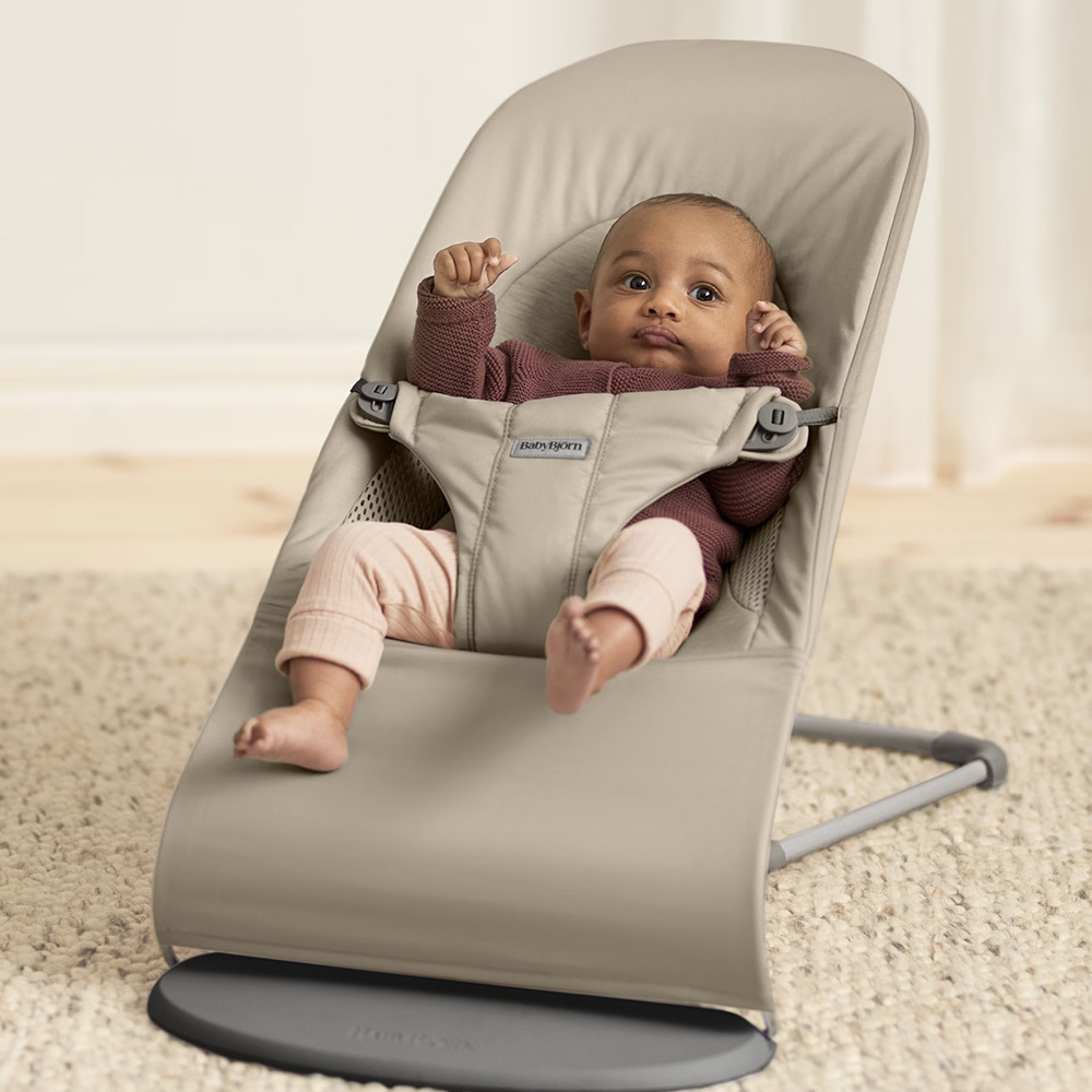 BabyBjörn Babysitter Balance Soft Tri-Fabric Sandgrå