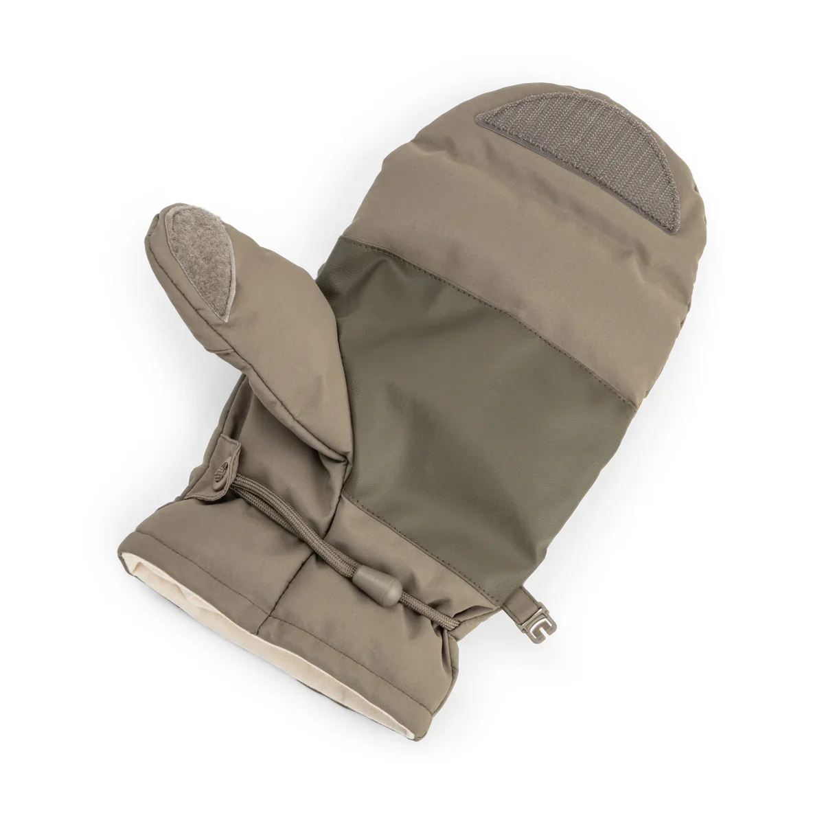 Done by Deer barnvagnshandskar taupe