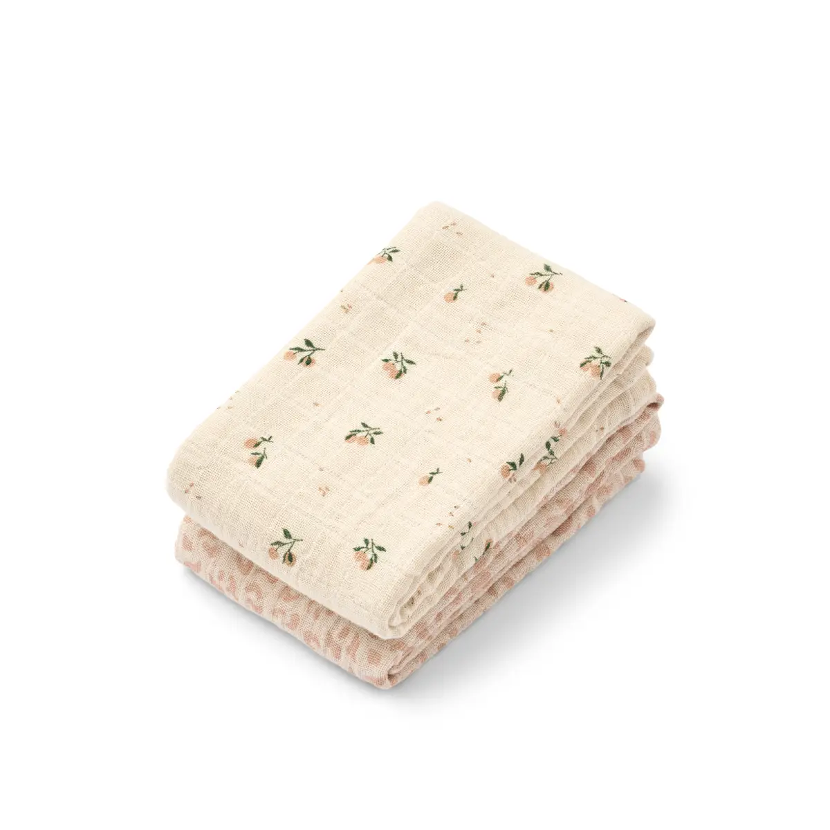 Liewood Lewis muslinfiltar 2-pack Mini Leo / Mini Peach Mix