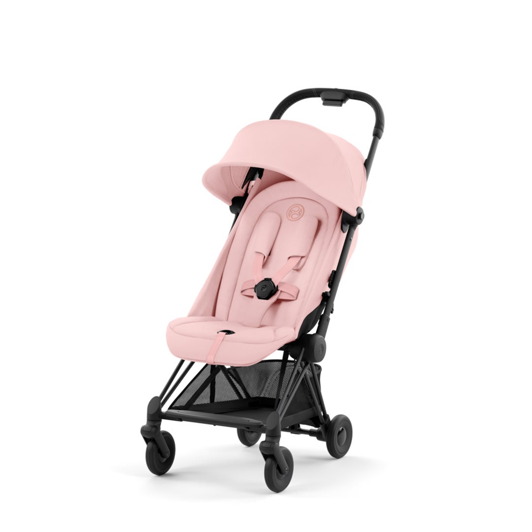 Cybex COYA resevagn Matt Black Peach Pink 