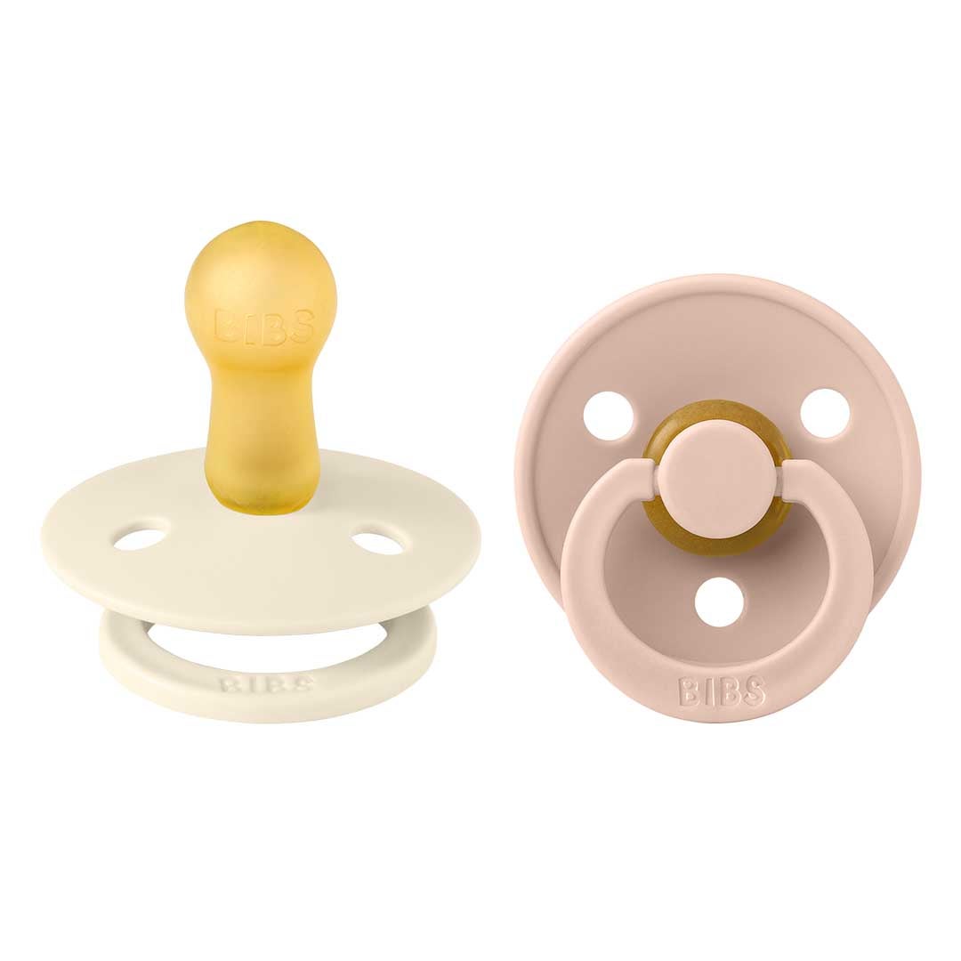 BIBS napp 2-pack 6-18m Ivory/Blush