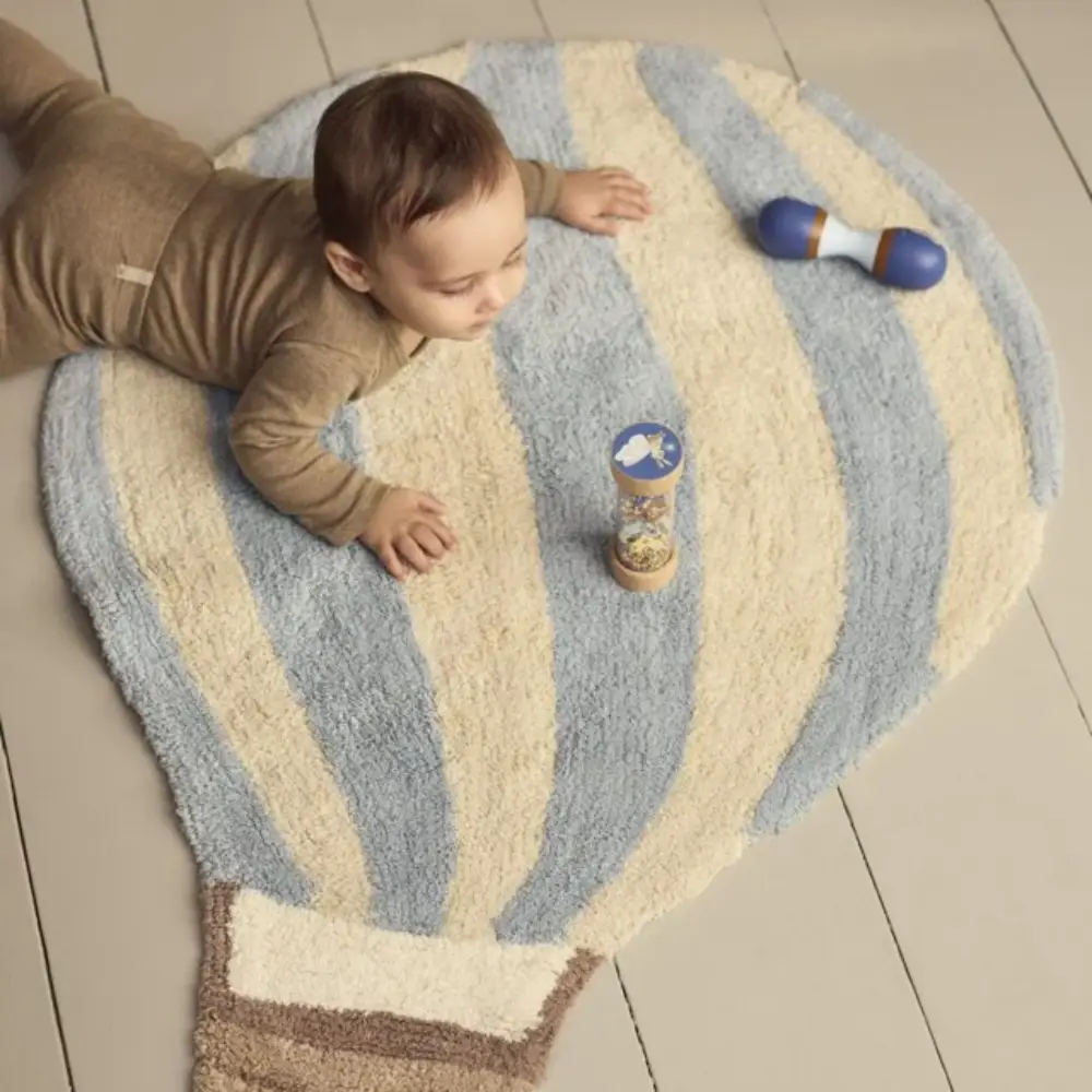 Filibabba Luftballong Barnmatta Pearl Blue