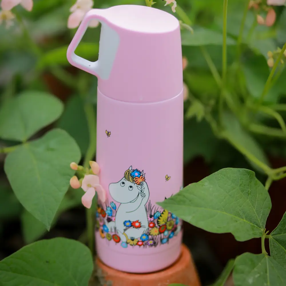 Rätt start Mumin Äng Termos 350 ml rosa