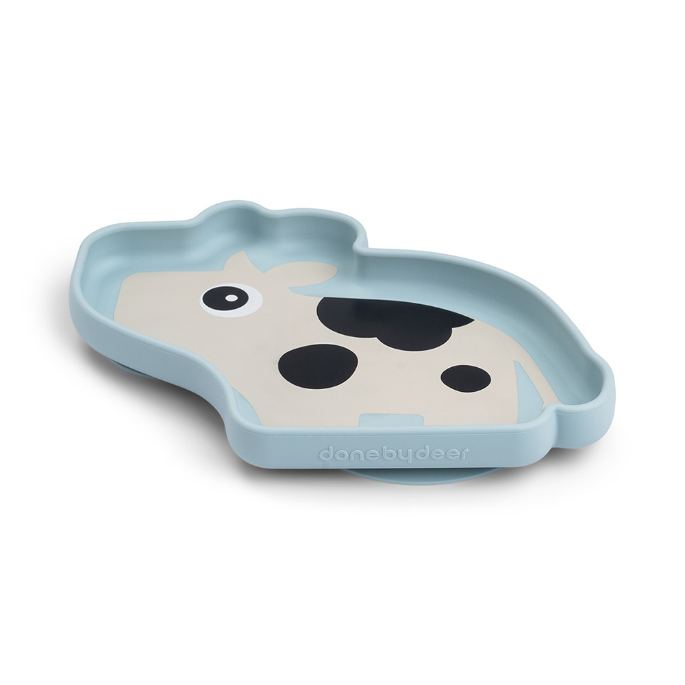 Done by Deer silikon snackstallrik Dotti Blue