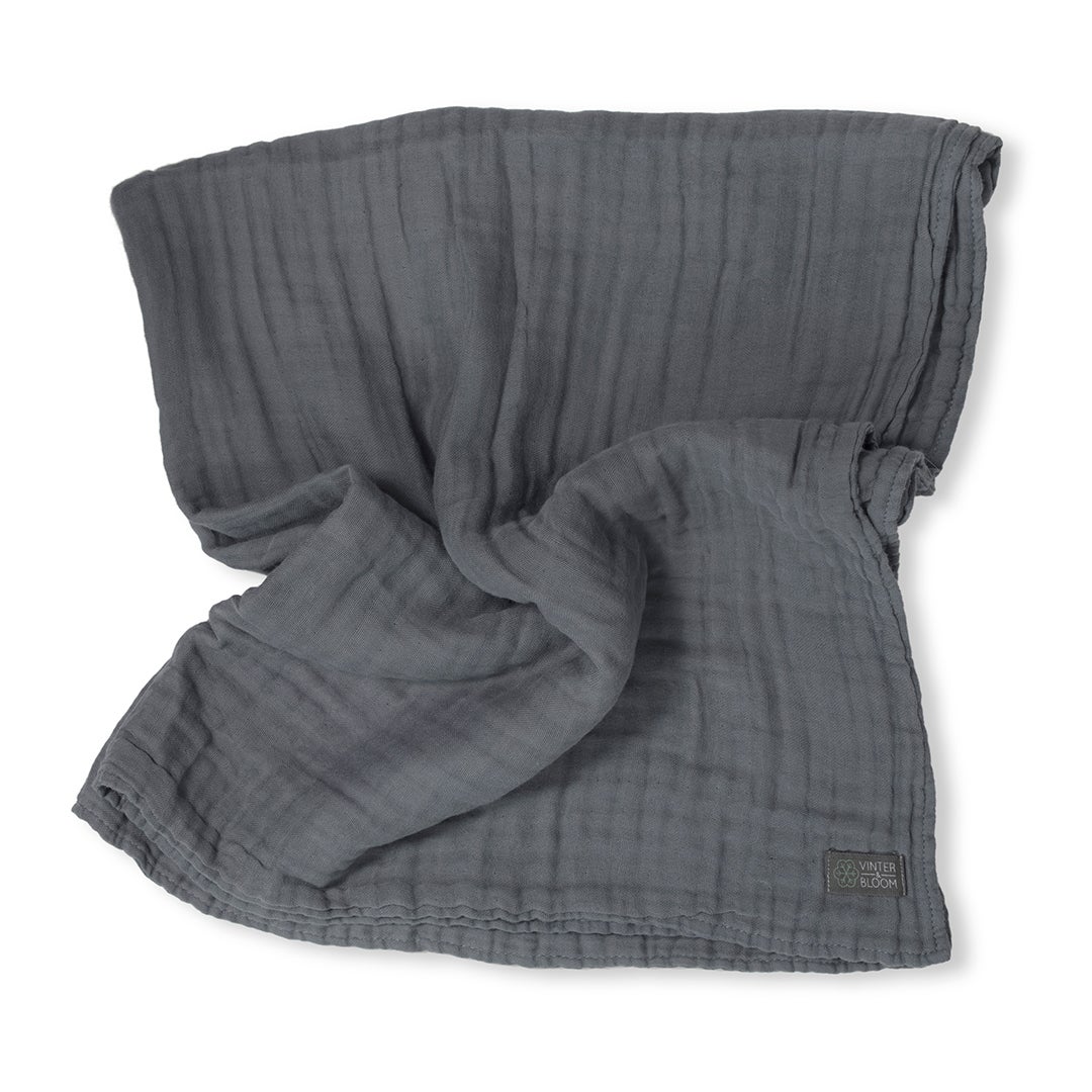 Vinter & Bloom Filt muslinfilt EKO Steel Grey