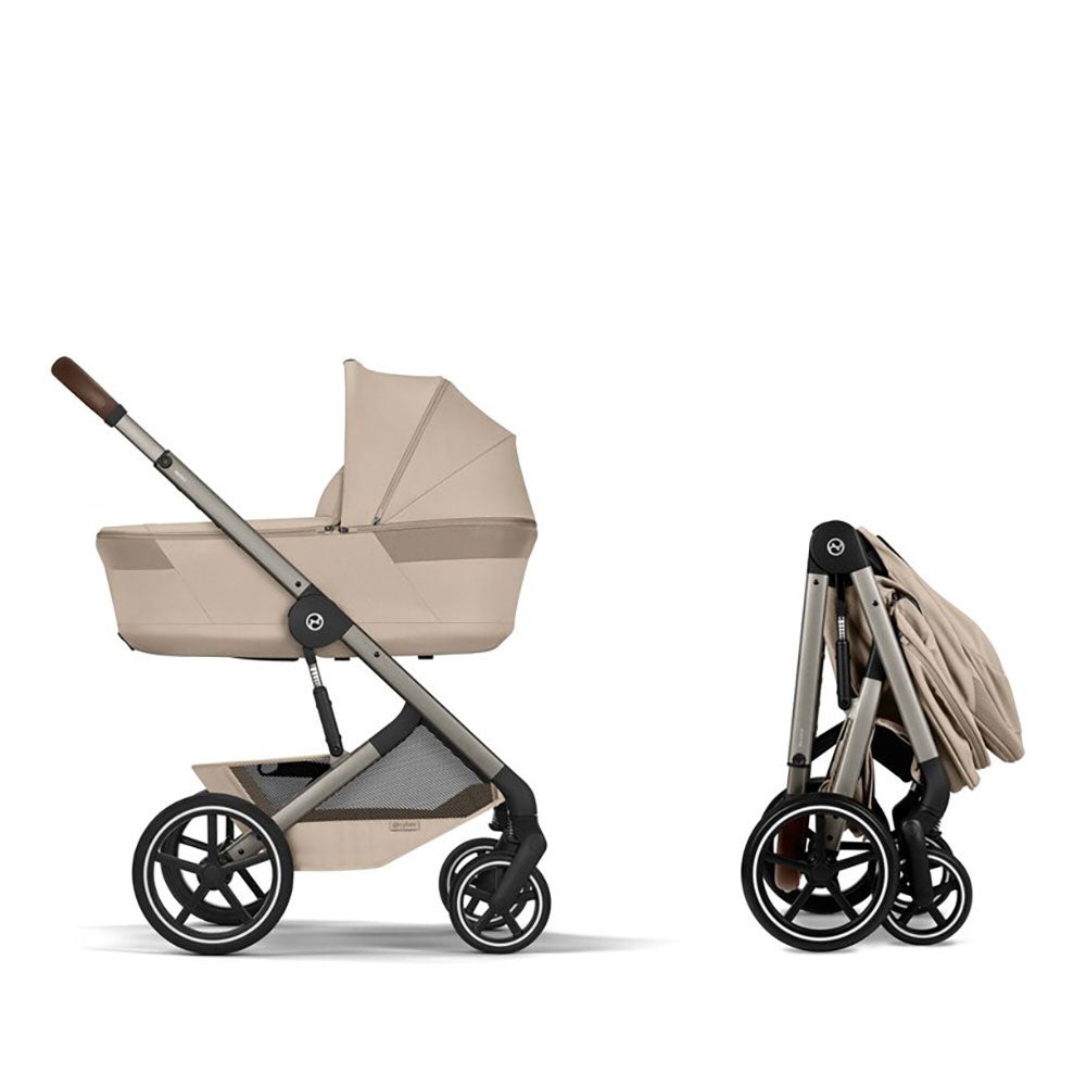 Cybex Balios s lux tpe incl. hopfällbar liggdel almond beige