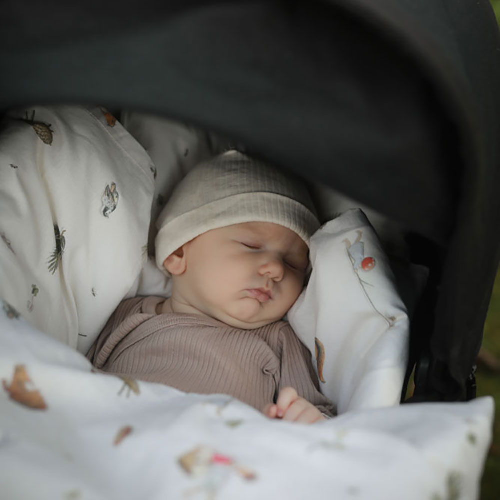 Rätt Start Beskow Tomtebobarnen Påslakanset vagn/vagga beige