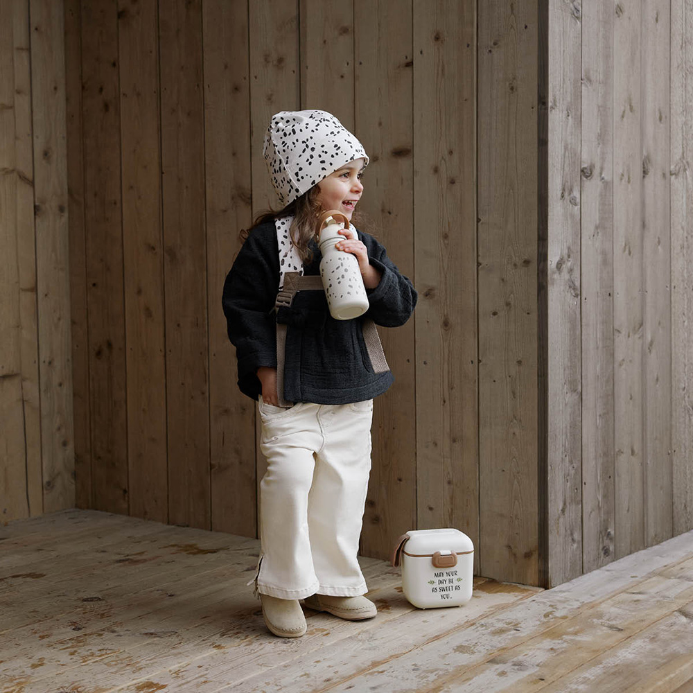 Elodie Details Light Beanie Dalmatian Dots 0-6m