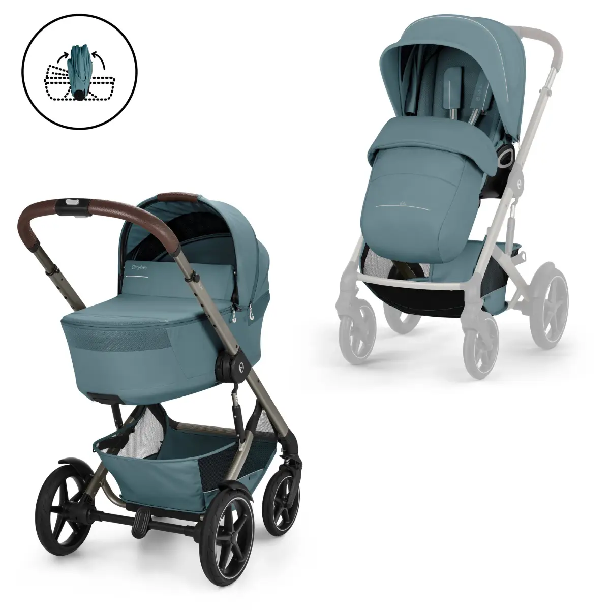 Cybex Talos S Lux inkl liggdel Stormy Blue