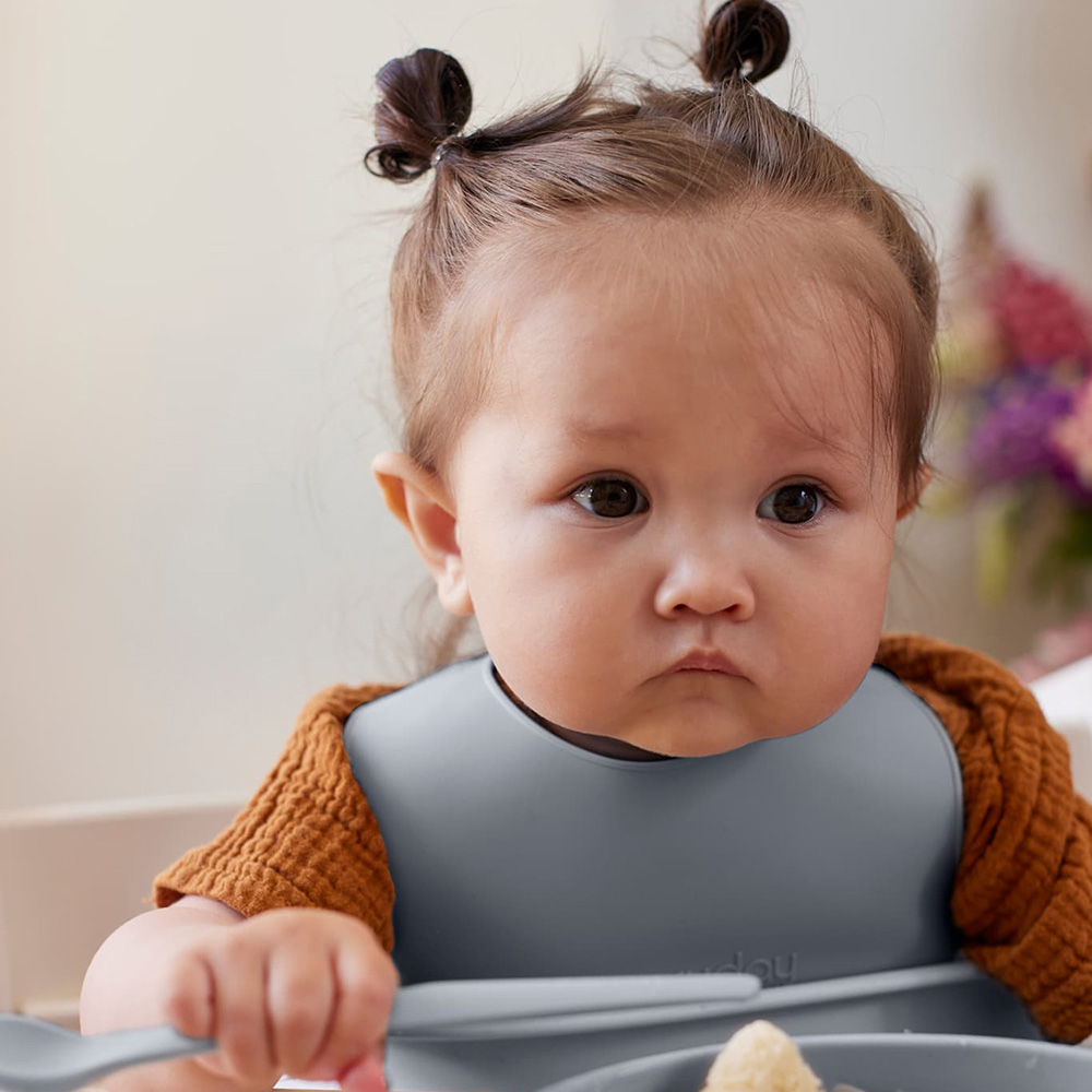 Everyday Baby silikon haklapp Quiet Grey