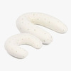 Doomoo gravid & amningskudde  2-i-1 quilt creme blomma