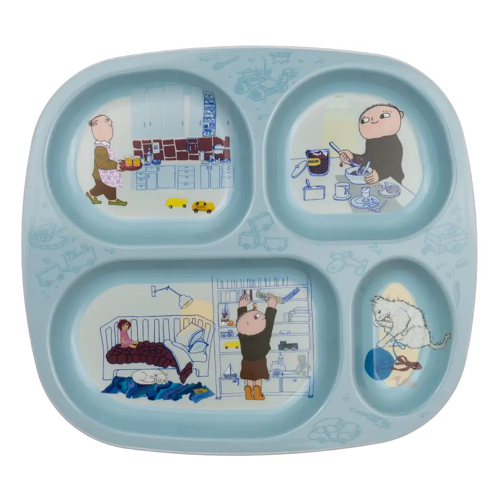 Rätt start Alfons Åberg Facktallrik