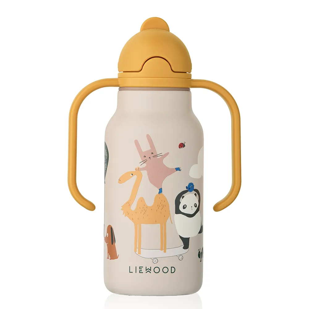 Liewood Kimmie vattenflaska 250 ml Around the world / Sandy 2623