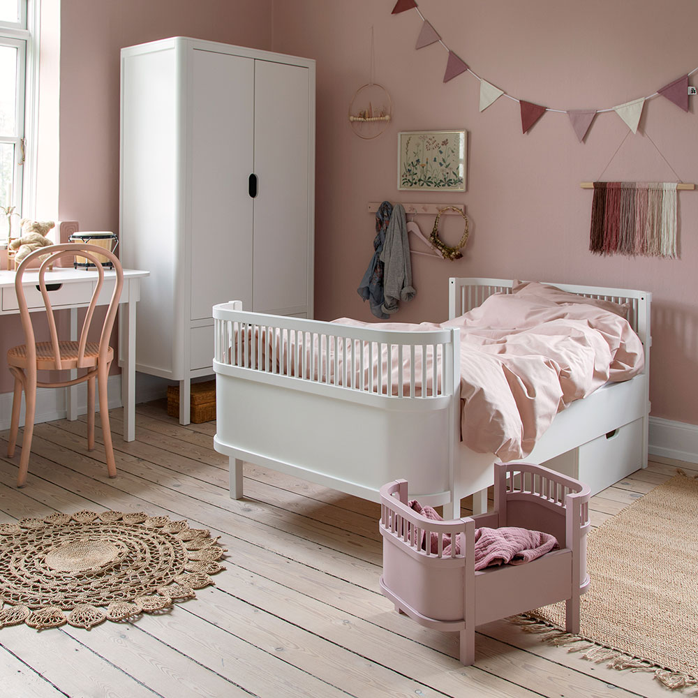 Sebra Junior & Grow Växasäng Vit