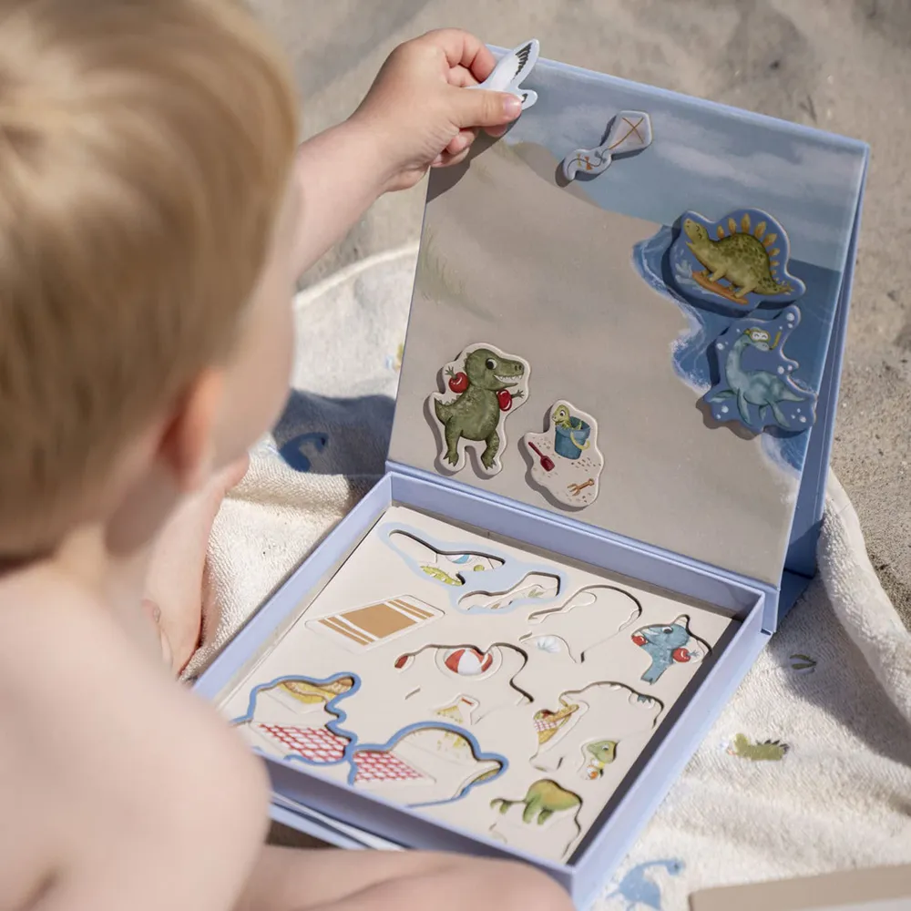 Filibabba Magnetiska spel - Dino Beach