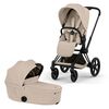Cybex Priam Barnvagn Matt Black/Cozy Beige